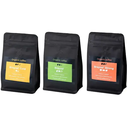 Набор кофе вдохновляющий Brayval 3х0.2 кг - фото 1