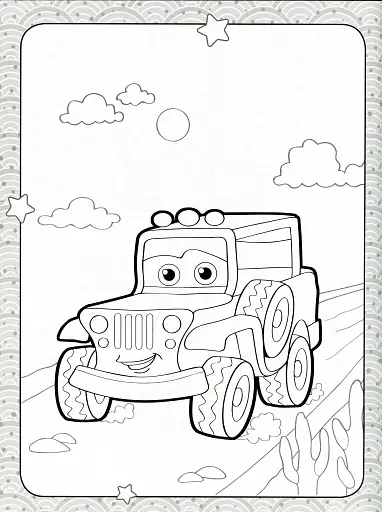 Розмальовка для найменших. Кумедні машинки - фото 5