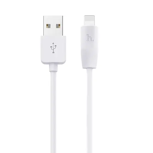 Кабель Hoco X1 USB to Lightning 1 м белый - фото 1