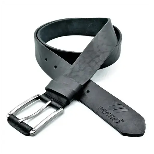 Ремень кожаный Weatro мужской 3,8х115-120 см acs0027487 - фото 1