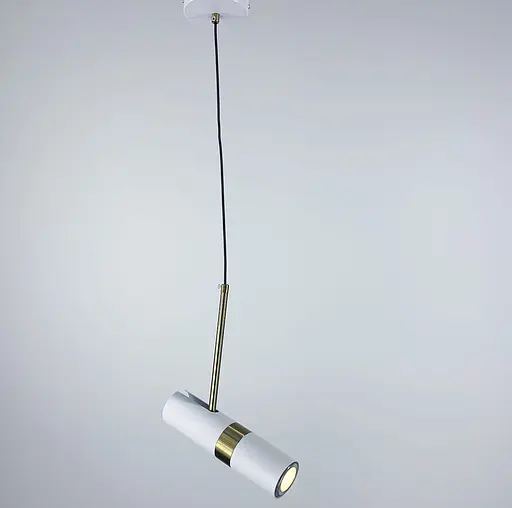 Білий поворотний підвісний світильник Line.F S 166/1 WT - фото 2