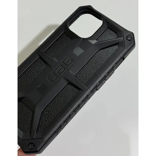 Оригінальний протиударний чохол UAG Monarch для iPhone 13 / iPhone 14 (6.1") Black Leather (113171114040) - фото 7