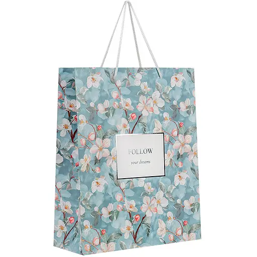 Пакет паперовий подарунковий Axent 26х32 см Gentle Blossom (8502-32-A)