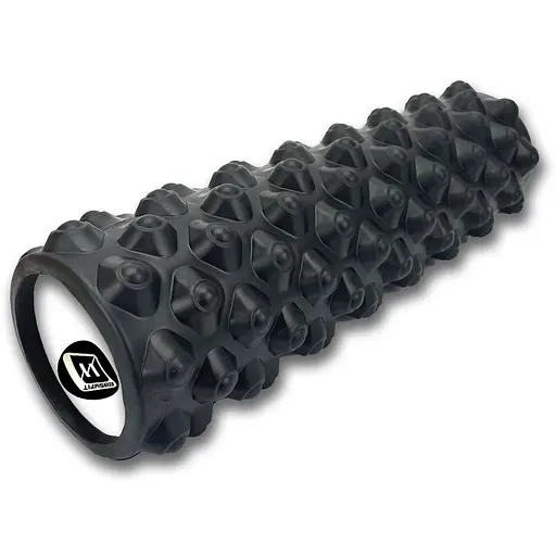 Масажний ролик EasyFit Grid Roller Extreme 45 см Чорний (EF-2051-BK) - фото 1