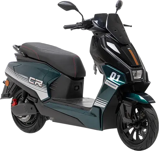 Электроскутер Двухместный Crosser CR22 (2500W, 72V/35Ah) Зеленый