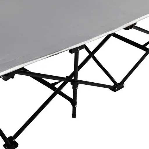 Кровать раскладная туристическая Yiwu 185x60x50 см со стальным каркасом раскладушка сложная для дачи кемпинга рыбалки SJ-0033G - фото 2