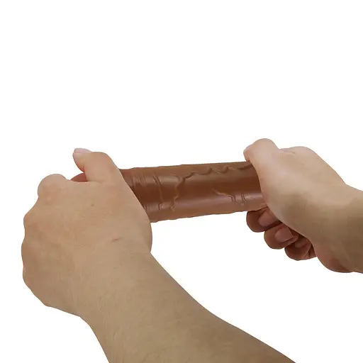 Насадка на пеніс Pretty Love Nile 16.5 см (коричневий) - фото 12