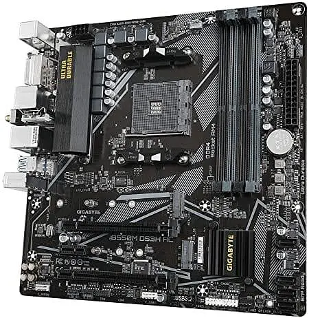 Материнская плата Gigabyte B550M DS3H AC (B550M DS3H AC) (Socket AM4, AMD B550, Micro-ATX) - фото 1