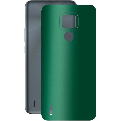 Защитная пленка StatusSKIN для Motorola Moto E7 Корпус Винил Зеленая - фото 1