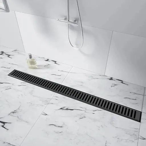 Линейный трап Qtap Taurus FA800MBLA из нержавеющей стали, с сухим затвором QTTAUFA800MB - фото 5