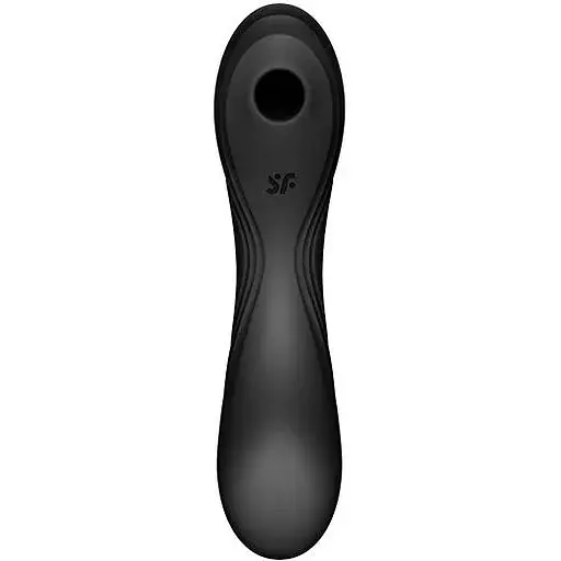 Вакуумний стимулятор з вібрацією Satisfyer Curvy Trinity 4 Black - фото 4