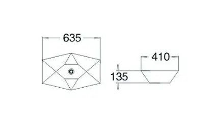 Умивальник Mexen Elena White MEX-21476300, Білий - фото 2