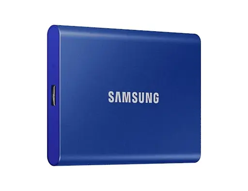Накопичувач зовнішній SSD 2.5 USB 2.0TB Samsung T7 Indigo Blue (MU-PC2T0H/WW) - фото 2