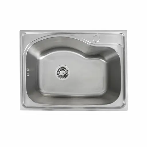 Кухонная мойка из нержавеющей стали Platinum сатин 5843 (0,6/210 mm), Satin - фото 1