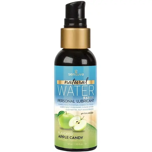 Смазка на водной основе Sensuva Natural Water-Based Apple Candy (57 мл)