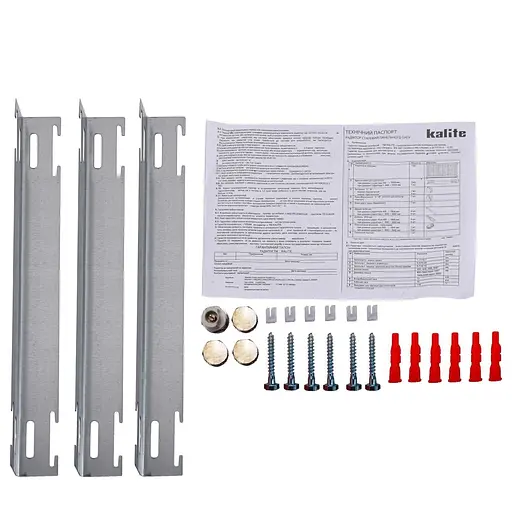 Радіатор сталевий панельний Kalite 22 низ/справа 600x2200 (без INNER) 000016829, Білий - фото 2