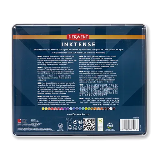 Чернильные карандаши Inktense 24цвета Derwent - фото 7