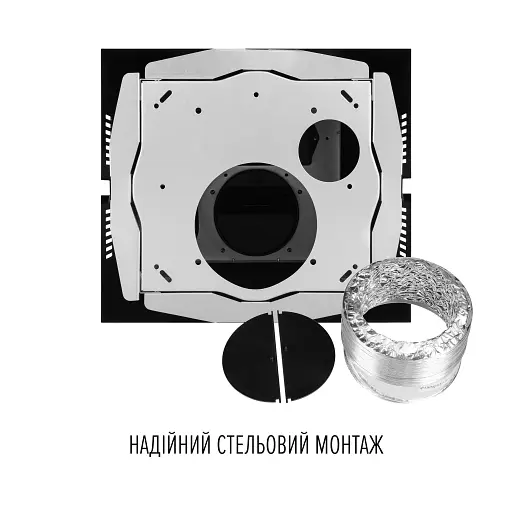 Вытяжка островная Perfelli Design Quattro 41 Nero Silenzio - фото 8