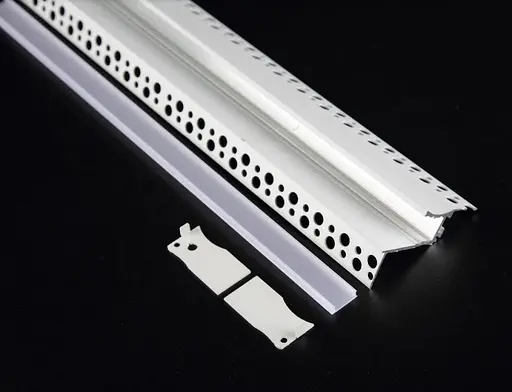 LED профиль врезной, эффект "теневого шва" с рассеивателем PC, 3м KLOODI KLP4062TR 3 - фото 4