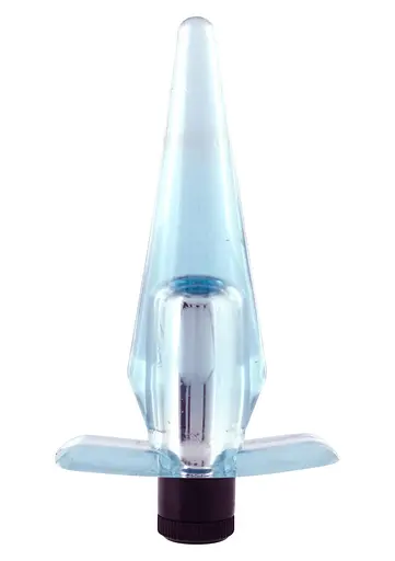 Анальна пробка Seven Creations Slimline Butt Plug 8.9 см (блакитний)