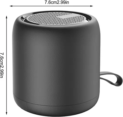 Аудіодинамік, персональні водонепроникні стереозвукові бездротові колонки F11 для подорожей із регуляторами низьких - фото 2