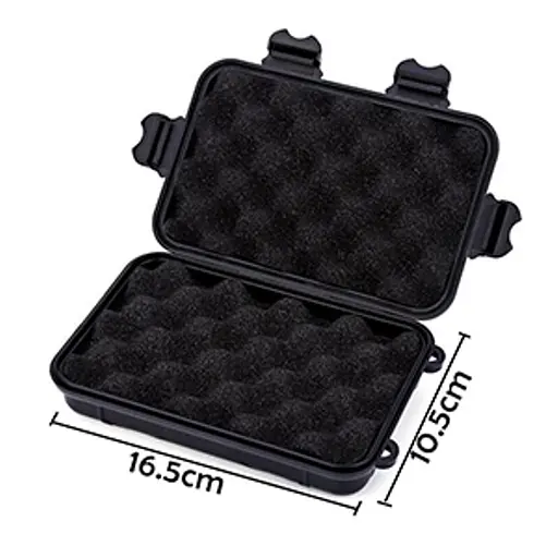 Водонепроницаемый кейс противоударный 150 x 93 x 45 мм Gymtop W165, черный (100443) - фото 3