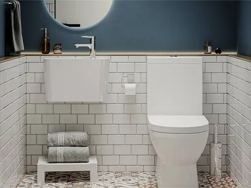 Умивальник Miraggio Helix L глянцевий 0001606, Білий - фото 7