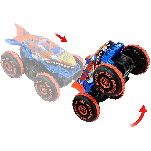 Машинка-позашляховик Hot Wheels Monster Trucks Tiger Shark Climber на радіокеруванні 1:15 збільшена (JFR39) - фото 8