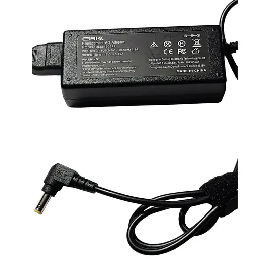 Адаптер змінного струму 65 Вт, 19 В, 3,42 А, зарядний пристрій Acer Aspire V5 V3 V7 S3 E1