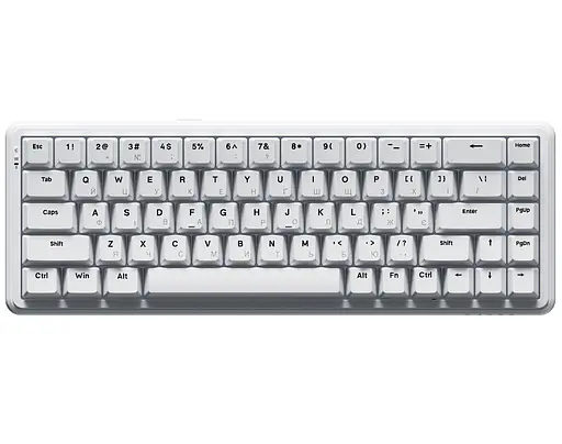 Клавиатура игровая механическая Ajazz AK-680-MAX Magnetic Switch RGB USB White - фото 3