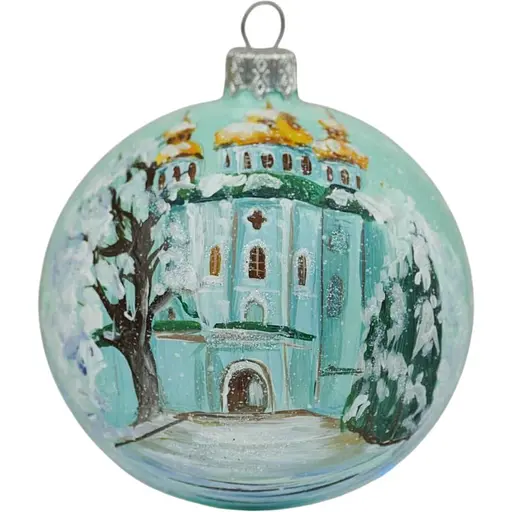Ялинкова прикраса Санта Шоп Києво-печерська лавра скло (4820001180367)