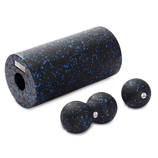 Массажный набор Cornix (Ball 8 см, Duoball 8 х 16 см и Foam Roller 30 х 15 см) XR-0078 - фото 1