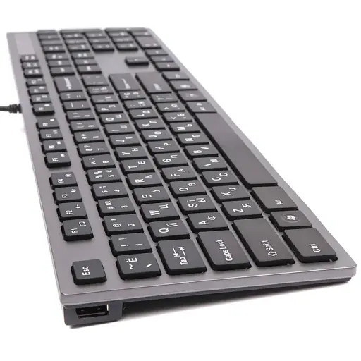Клавіатура A4-Tech KV-300H USB сіра - фото 3