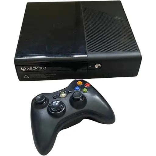 Стационарная игровая консоль Microsoft Xbox 360 E 500 ГБ + 2 джойстика, 100 игр