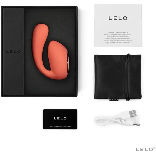 Смарт-вібратор Lelo Ida Wave Coral Red вагінально-кліторальний стимулятор із технологією WaveMotion - фото 6
