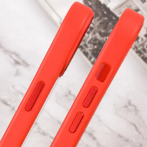 Чохол Epik TPU+Glass Sapphire Midnight Open Camera with MagSafe для Apple iPhone 15 Plus 6.7 Червоний/Red - фото 5