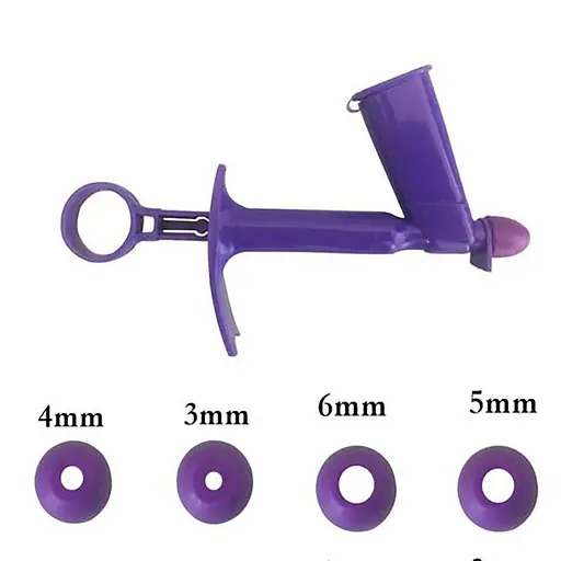 Пістолет шприц кондитерський для декорування тортів та капкейків цукровими намистинами та перлинами, Kitchen Master Фіолетовий 87730 - фото 8