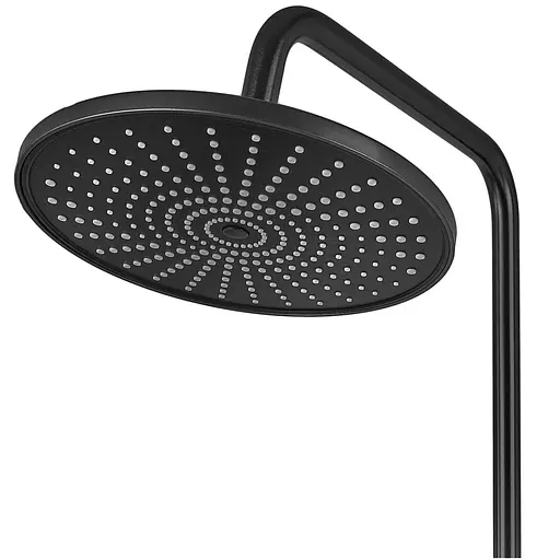 Душева система Champion PBD-009-J з кнопковим перемикачем із алюмінію Black 4 режими CH6549, Чорний матовий - фото 8