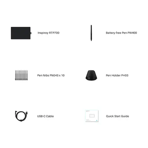 Huion Графічний планшет RTP-700 Cosmo Black - фото 8