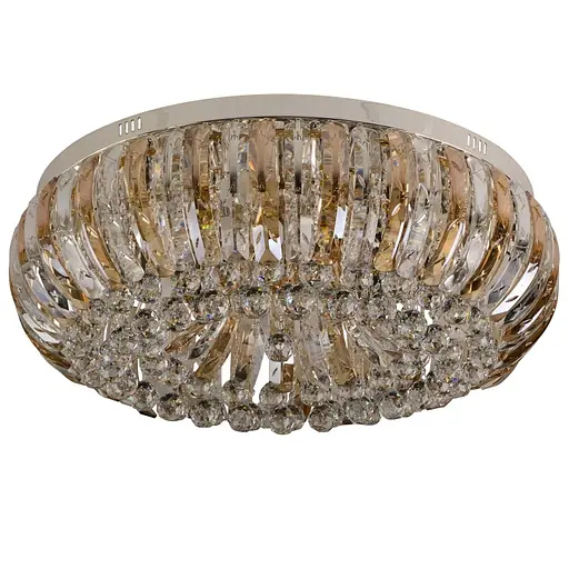 Люстра Brille торт стельова з підсвічуванням LED E14 40W CH (BCL-385S/12)