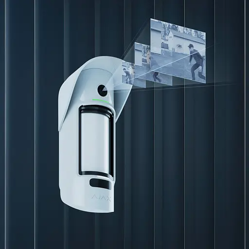 Ajax Бездротовий датчик руху з камерою та фото по запиту MotionCam Outdoor PhOD Jeweller білий - фото 4