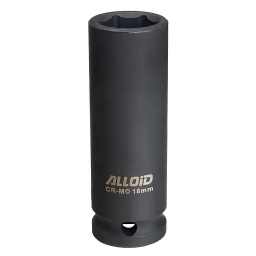 Торцева головка Alloid ударна глибока 1/2DR 18 мм (GUG-51118) - фото 1