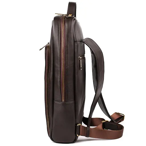 Кожаный мужской рюкзак TARWA 42х28х9 см sum0026179 - фото 4