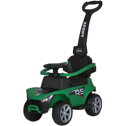 Електромобіль каталка-толокар Bambi M 5764EBLR-5 з музикою та батьківською ручкою джип