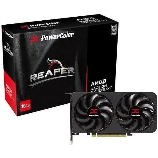 Відеокарта PowerColor Radeon RX 9060 XT Reaper 16GB OC - фото 1