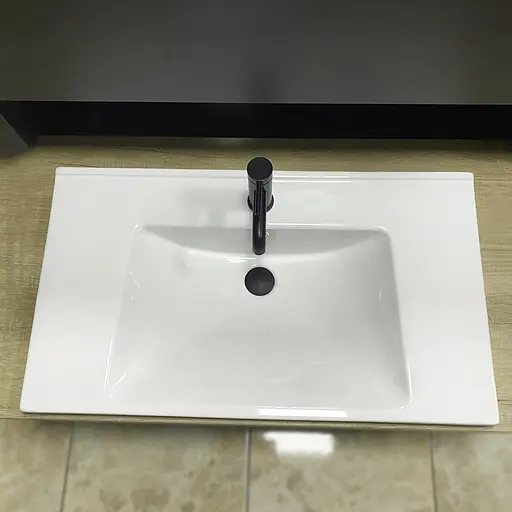 Умивальник VBI Busso 80 white врізний VBI-018046, Білий - фото 4