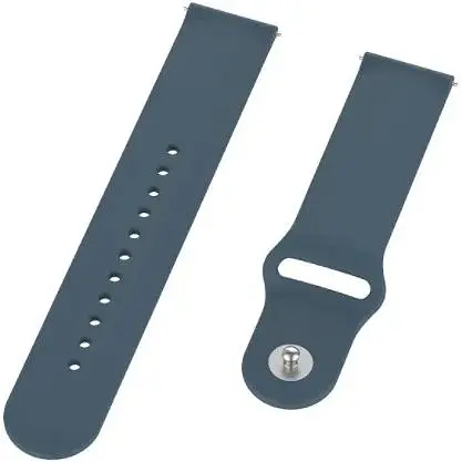 Ремешок DK CDK для Garmin Forerunner 255 / 255 Music 22mm Silicone Sport Band (011909) (azure blue) - фото 3