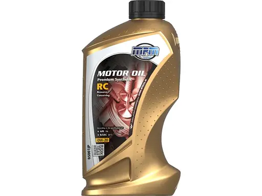 Моторна олива MPM Premium Synthetic RC 0W-20 1л (05001JP)