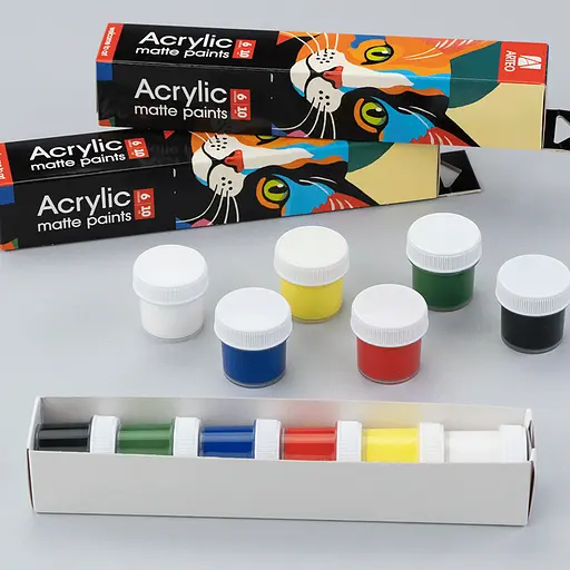 Набір акрилових фарб Arteo ColorСat матовий 6x10 мл - фото 3