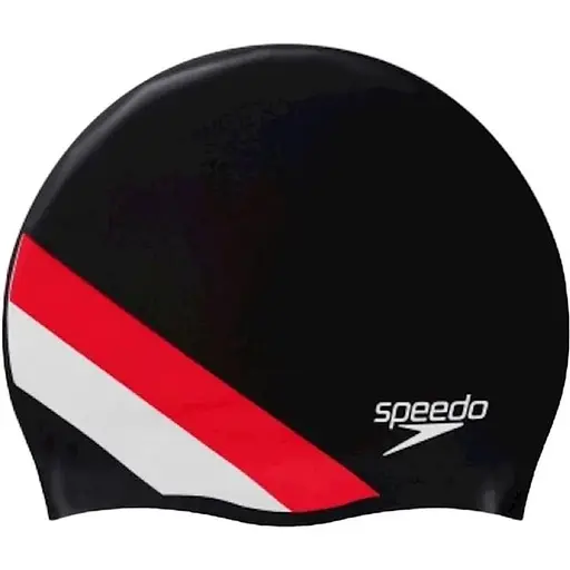 Шапочка для плавання Speedo Rev Moud Silc Cap Au Чорний/Червоний (1000-8-0933714662)